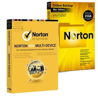 Norton 360 Multidevice 1 Disp Norton Backup  25gb